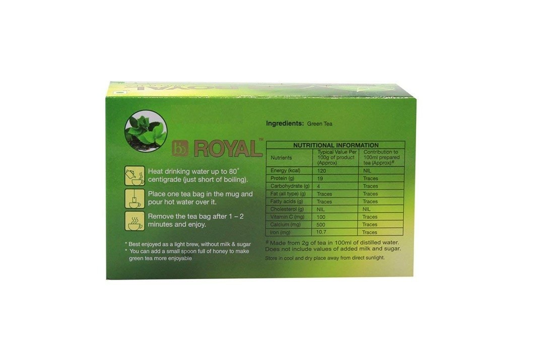 BB Royal Green Tea    Box  25 pcs